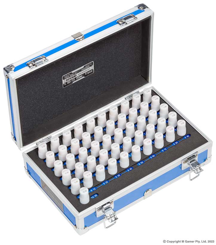 1.0 - 5.0 mm Pin Gauge Set